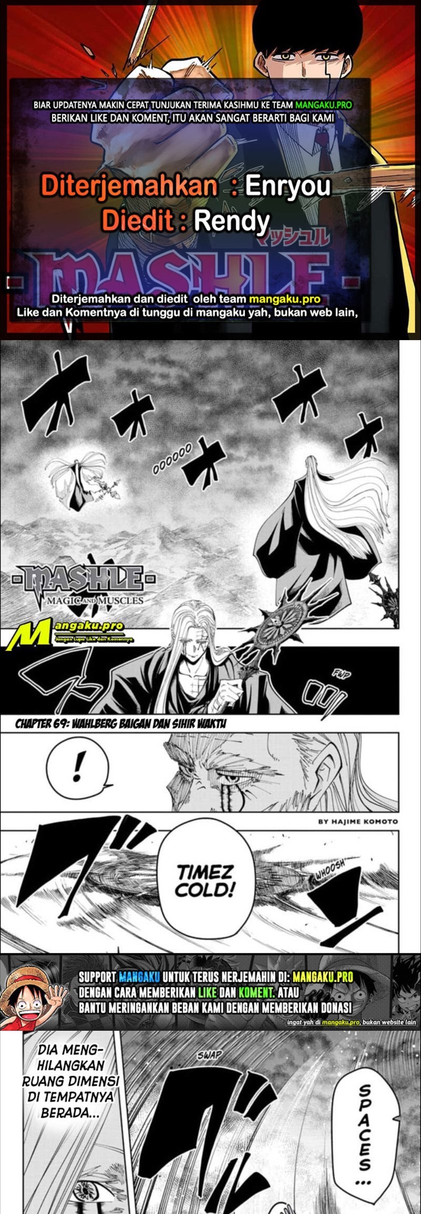 Mashle: Magic and Muscles chapter 69